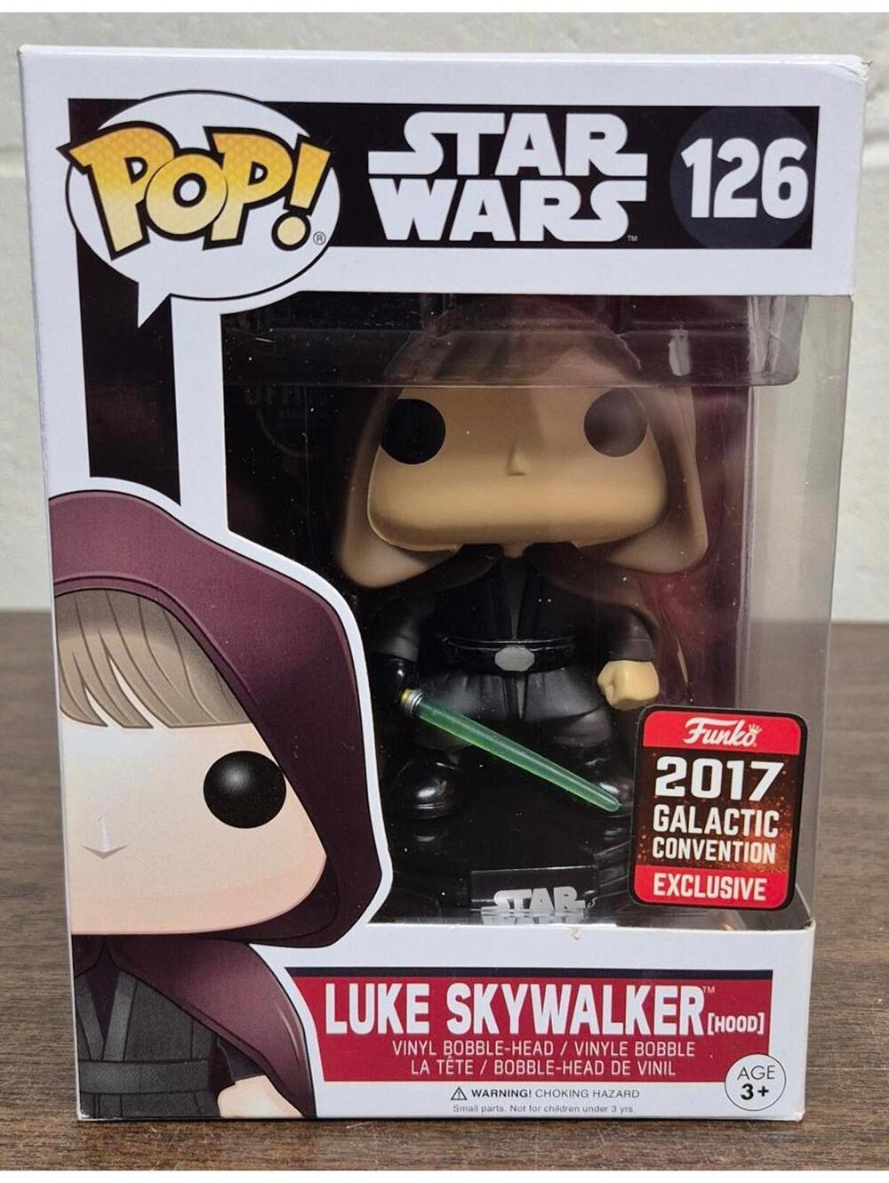 Funko POP! Star Wars Luke Skywalker [Hood] 2017 Galactic Convention Exclusive